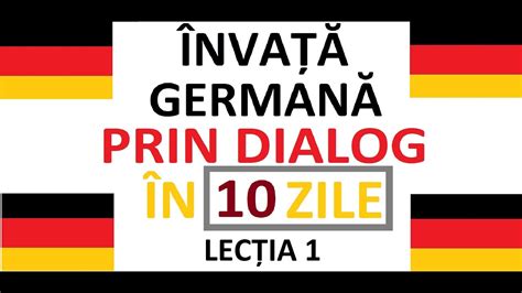 Invata Limba Germana Prin Dialog In Doar Zile Curs Complet Pentru