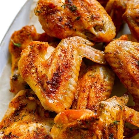 Baked Whole Chicken Wings (Easy & Crispy!) - Wholesome Yum