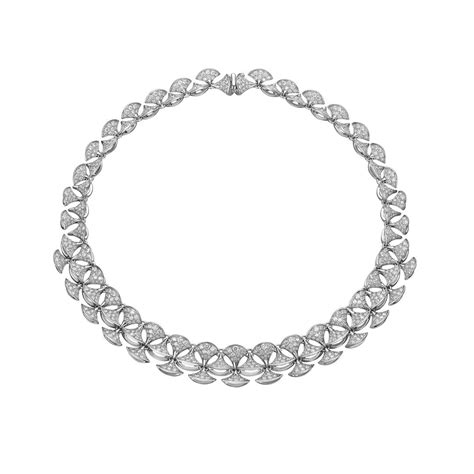 Divas Dream Diamond Necklace In White Gold Bulgari The Jewellery