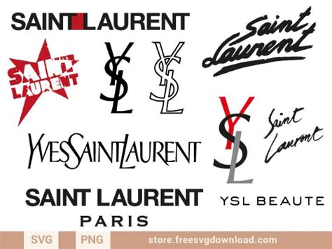 Yves Saint Laurent Logo Svg Bundle Fsd A32 Store Free Svg Download