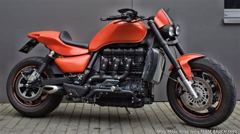 Umgebautes Motorrad Triumph Rocket Iii Von Msg Moto Shop Gera Team