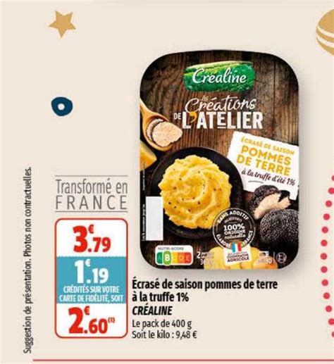 Offre Cras De Saison Pommes De Terre La Truffe Cr Aline Chez