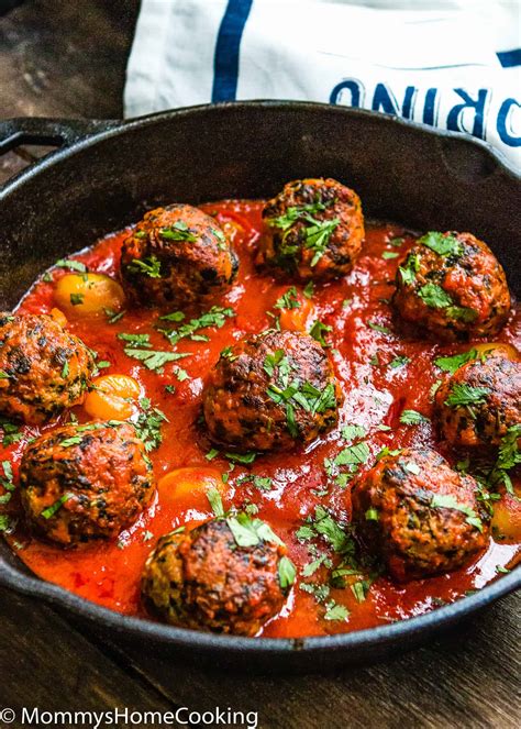 Easy Juicy Eggless Turkey Meatballs Karinokada