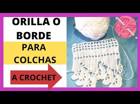 Borde Orilla Puntilla O Cenefa Tejido A Crochet Para Mantas