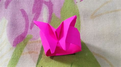 How To Make Cute Butterfly🦋 Ring With Paper Origami Diy Youtube