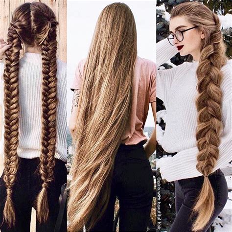 @girls.with.beautiful.hair Twin braided hair or loose hair or single ...