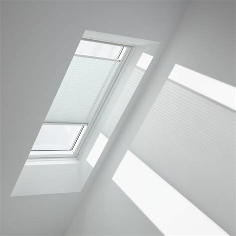 VELUX Plissee elektro FML SK06 1285S Himmelblau Schiene alu günstig