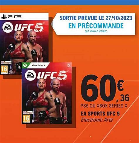 Promo Ea Sports Ufc 5 Chez E Leclerc Icatalogue Fr