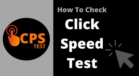 Cps Test Check Clicks Per Second 2022