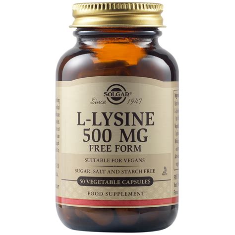 L Lizina Mg Capsule Solgar Farmacia Tei Online