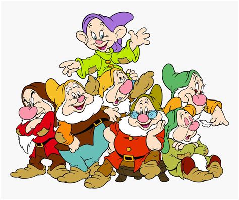 Snow White Clip Art - Seven Dwarfs Clipart, HD Png Download - kindpng