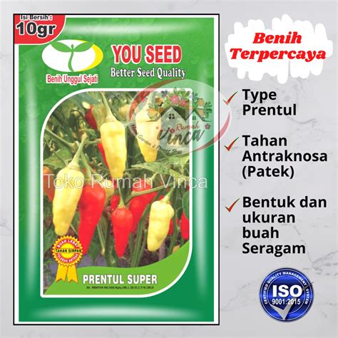 Jual Benih Cabe Rawit PRENTUL SUPER 10g 2250 Butir Youseed Shopee