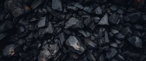 Premium AI Image A Black Coal Background