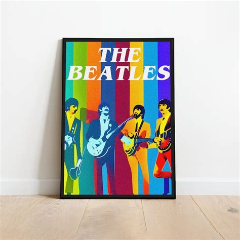 The Beatles Vintage Poster Etsy