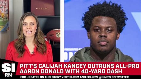 Calijah Kancey Outruns Aaron Donald With Yard Dash Video Dailymotion