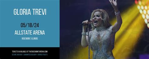 Gloria Trevi Tickets | 18th May | Allstate Arena | Allstate Arena in ...