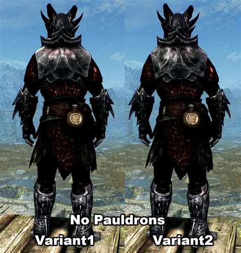 Symmetric Daedric Mail Armor Replacers At Skyrim Special Edition Nexus