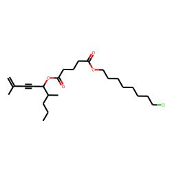 Glutaric Acid Chlorooctyl Dimethylnon En Yn Yl Ester