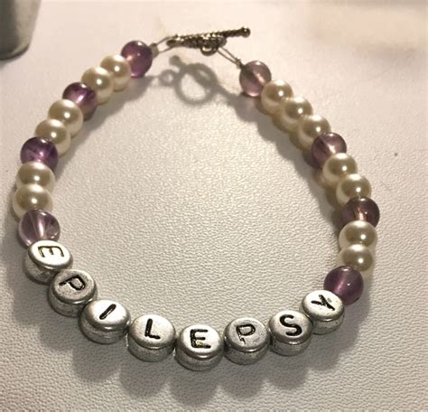 Epilepsy medical alert bracelet epilepsy jewelry epilepsy | Etsy