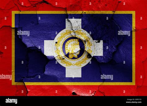 flag of Athens painted on cracked wall Stock Photo - Alamy