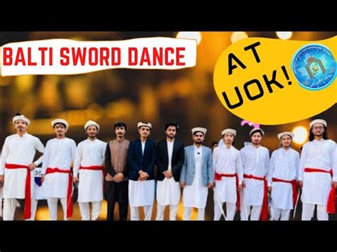 Balti Cultural Sword Dance At University Of Kotli Ajk Uok Literary