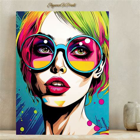 Pop Art Wall Art, Pop Art Print, Pop Art Wallpaper, Pop Culture Wall ...