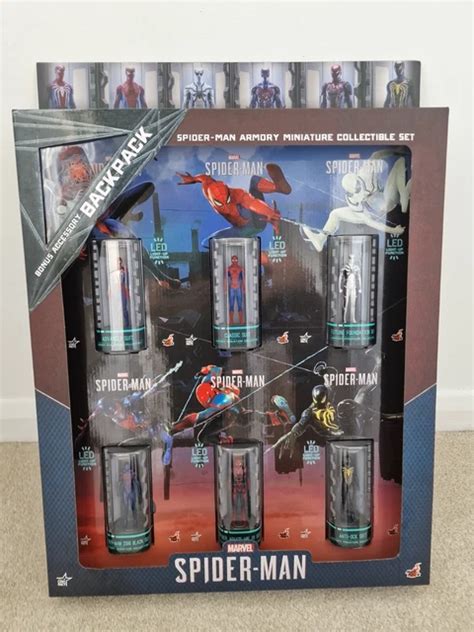 HOT TOYS MARVEL Spider Man Armory Miniature Collection Set Sealed PicClick UK