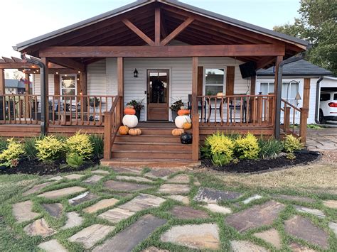 Mobile Home Front Porch Ideas For Curb Appeal Artofit