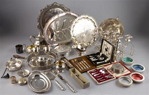 Lot A Collection Of Silver Plated Items