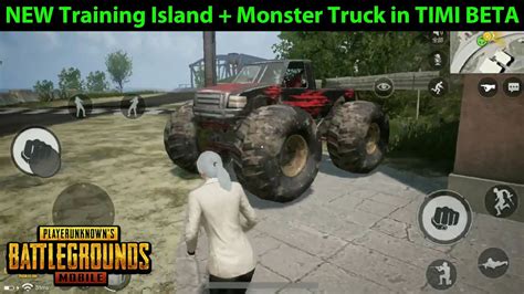 New Training Island Monster Truck Gameplay In PUBG Mobile TIMI BETA