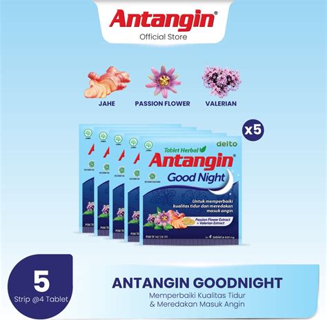 Jual Antangin Good Night Tablet Herbal Strip Memperbaiki Kualitas