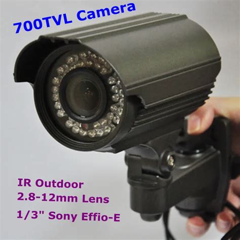 700TVL 1 3 Sony Effio CCD 2 8 12mm IR Outdoor Nightvision CCTV