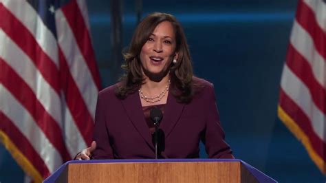 Senator Kamala Harris At The Democratic National Convention Youtube