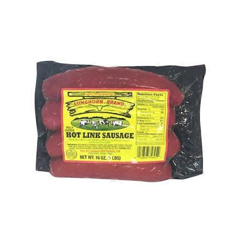 Longhorn Hot Link Sausage 16 Oz Delivery Or Pickup Near Me Instacart