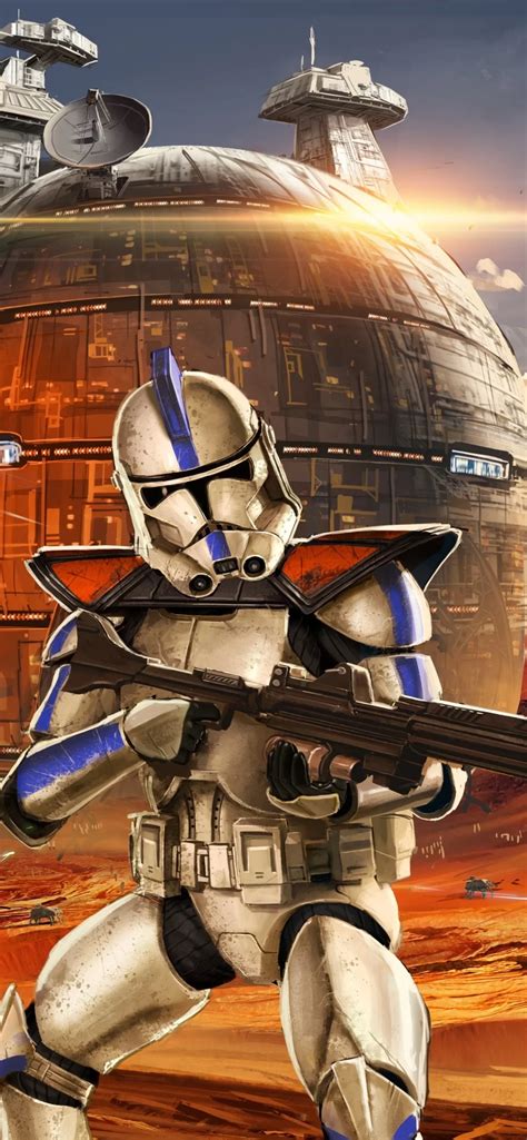 Star Wars Clone Troopers In Battle Wallpaper