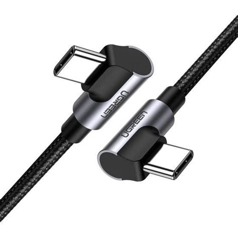 Black 60w Right Angle Usb C To C Cable 1m At Rs 710piece In Bengaluru