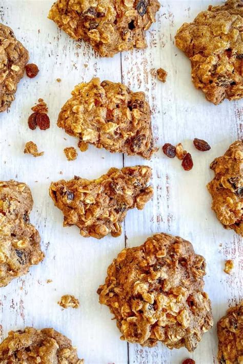 Vegan Oatmeal Raisin Cookies Healthy Easy Oil Free No Sweat Vegan