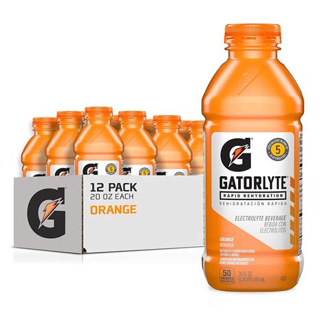 Brandclub - Gatorlyte Rapid Rehydration Electrolyte Beverage, Orange