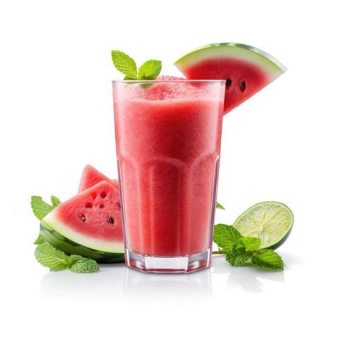 Fresh Smoothie Watermelon Lassi Con Fruta De Sand A En Un Estudio De