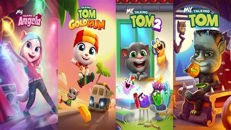 My Talking Tom Vs Talking Tom Gold Run My Talking Tom 2 Vs My Talking