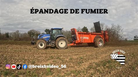 Team NEW HOLLAND à lépandage de fumier 2023 YouTube