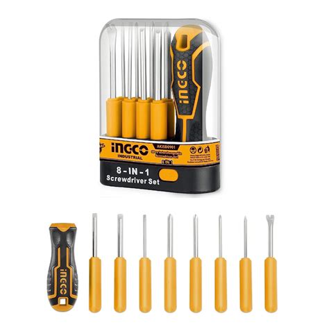 Ingco Pcs Interchangeable Screwdriver Set Amazon In Home Improvement