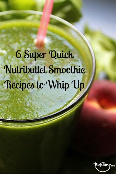 6 Super Quick Nutribullet Smoothie Recipes To Whip Up