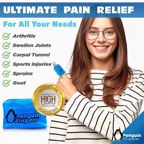 Finger and Toe Cold Gel Ice Pack - Reusable Cryotherapy Sleeve for