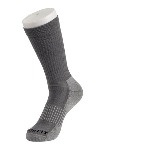 Copper Fit Mens Sm Grey Work Socks Cfwsgysm The Home Depot