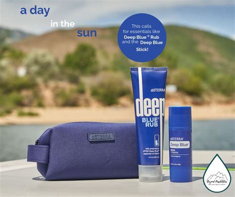 DoTERRA Deep Blue Soothing Blend Is The Origin Of DoTERRAs Popular