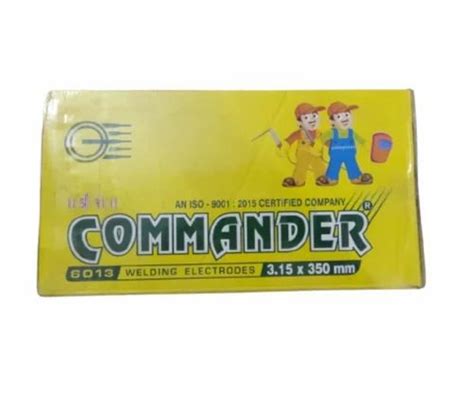 3 15 X 350 Mm 6013 Commander Mild Steel Welding Rod At Rs 1750 Box MS