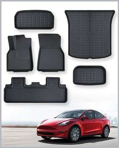 TAPTES Ensemble Complet De Tapis De Sol Toutes Saisons Pour Tesla Model