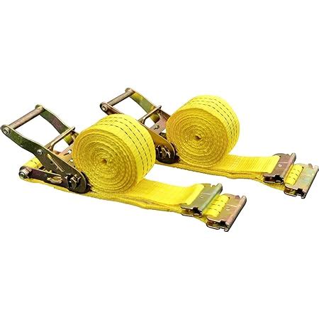 Amazon TOWSWELL E Track Ratchet Straps 2 X 12 Ft 4400 Lbs Break