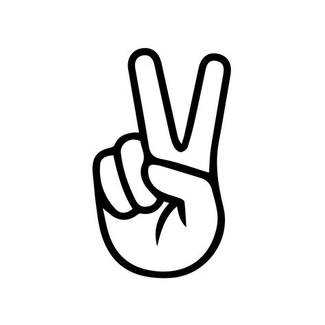 Peace Sign Svg Hand Peace Sign Svg Peace Sign Png Hand Peace Sign